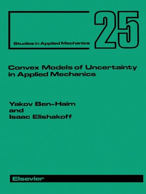 cover image of Convex Models of Uncertainty in Applied Mechanics